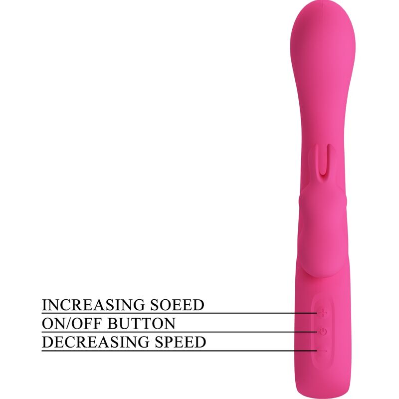 PRETTY LOVE - NOVAK RABBIT VIBRATOR 12 VIBRATIONEN ROSA - Sexotim