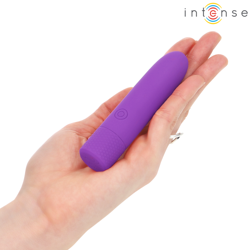 INTENSE - SYMONE VIBRIERENDER BULLET LILA 8 VIBRATIONEN 10 X 2,2 CM - Sexotim
