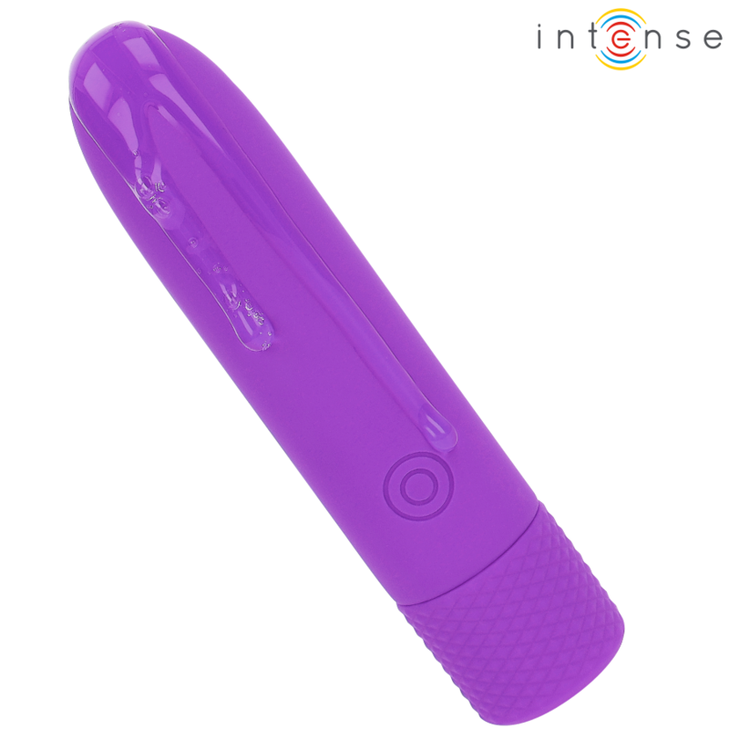 INTENSE - SYMONE VIBRIERENDER BULLET LILA 8 VIBRATIONEN 10 X 2,2 CM - Sexotim