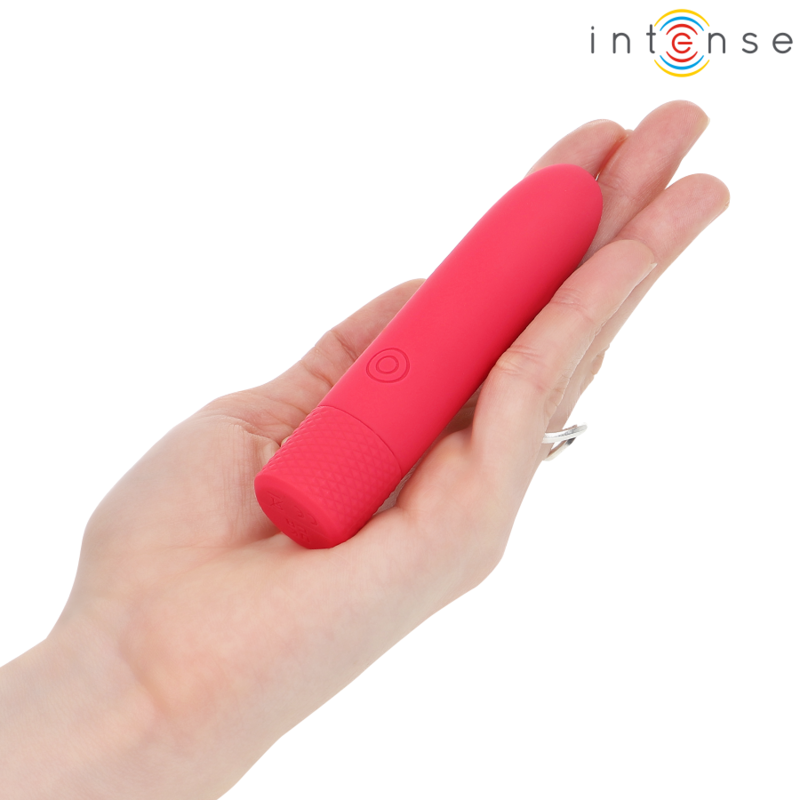 INTENSE - SYMONE VIBRIERENDER BULLET ROT 8 VIBRATIONEN 10 X 2,2 CM - Sexotim