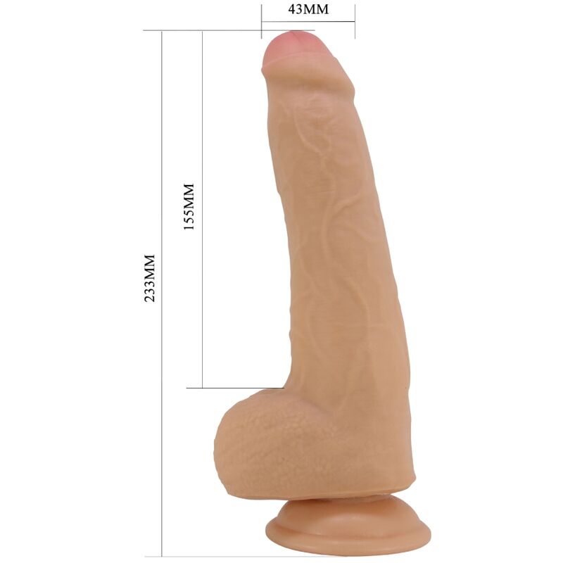 PRETTY LOVE - DRACO REALISTISCHER DILDO 23 CM FLEISCH - Sexotim