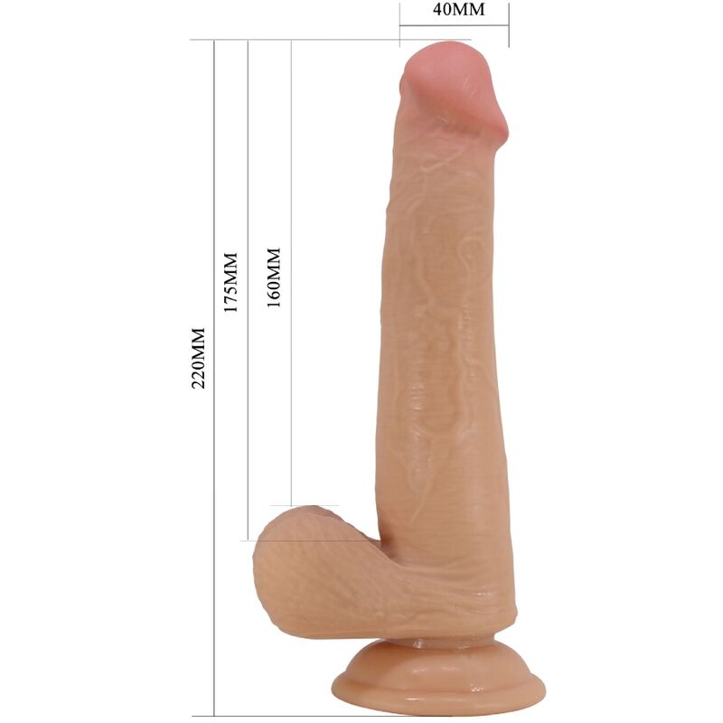 PRETTY LOVE - GROSSER REALISTISCHER DILDO 22 CM FLEISCH - Sexotim
