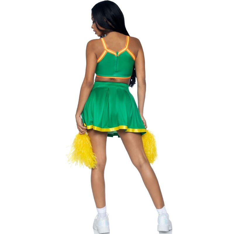 LEG AVENUE - KOSTÜM CHEERLEADER GRÜN S/M - Sexotim
