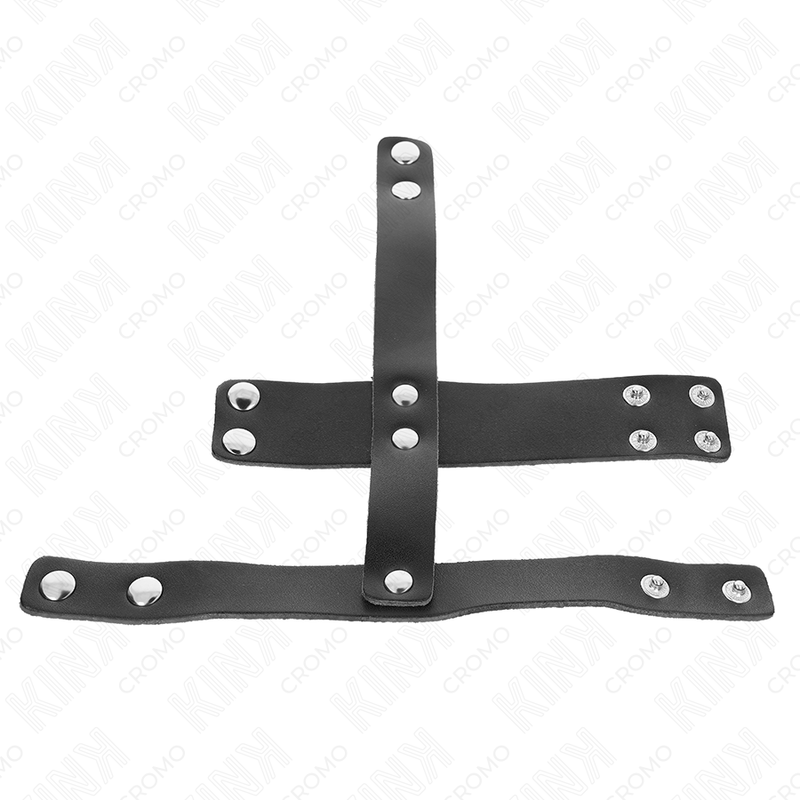 KINK - PENISKÄFIGRING AUS LEDER MIT VERSTELLBAREM HOCKENTRENNER - Sexotim