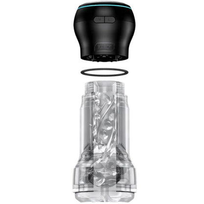 KIIROO - FEEL POCKET MASTURBATOR CRYSTAL + POWER BLOW COMBO - Sexotim
