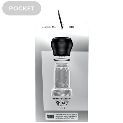 KIIROO - FEEL POCKET MASTURBATOR CRYSTAL + POWER BLOW COMBO - Sexotim