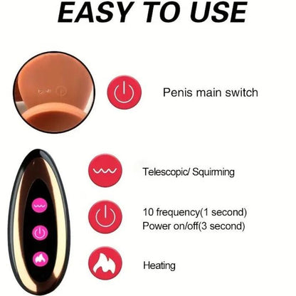 ARMONY - WIEDERAUFLADBARER VIBRIERENDER REALISTISCHER DILDO - Sexotim
