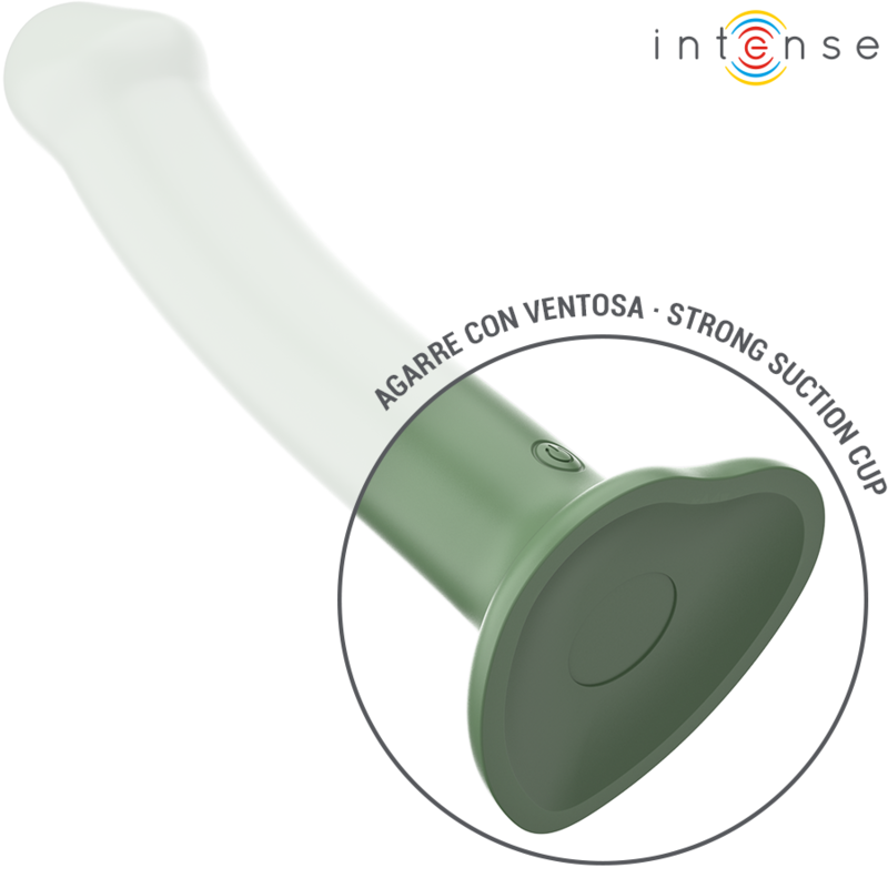 INTENSE - BECCA VIBRATOR MIT FERNBEDIENUNG SAUGNÄPFEN UND 10 VIBRATIONEN GRÜN - Sexotim