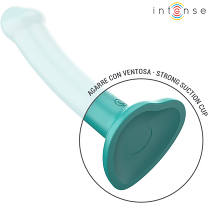 INTENSE - KATIE VIBRATOR MIT SAUGNÄPFEN 10 VIBRATIONEN BLAU FERNBEDIENUNG - Sexotim