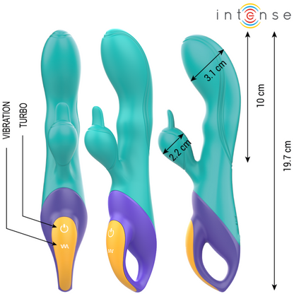 INTENSE - FRED RABBIT VIBRATOR BLAU - Sexotim