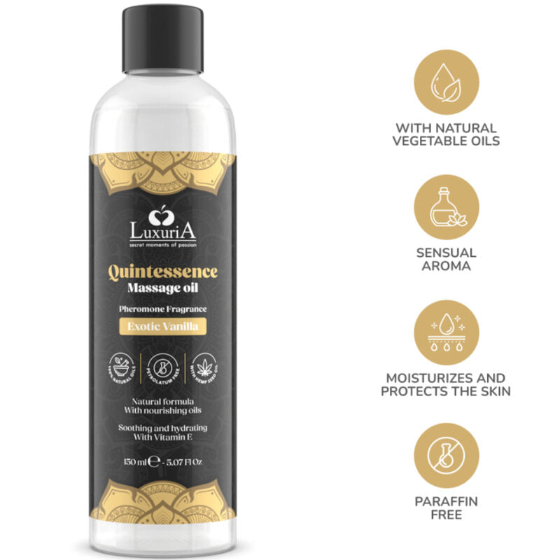 INTIMATELINE LUXURIA - ACEITE DE MASAJES VAINILLA EXOTIC 150 ML - Sexotim