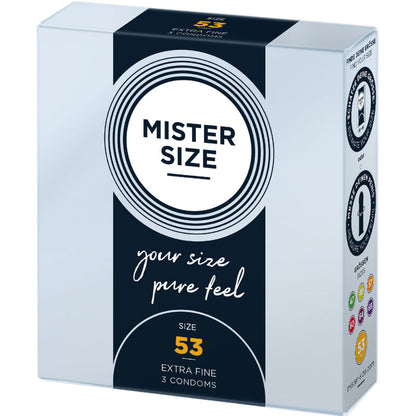 MISTER SIZE - KONDOMGRÖSSE 53 MM (3 EINHEITEN) - Sexotim