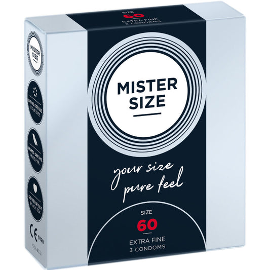 MISTER SIZE - KONDOM GRÖSSE 60 MM (3 EINHEITEN) - Sexotim