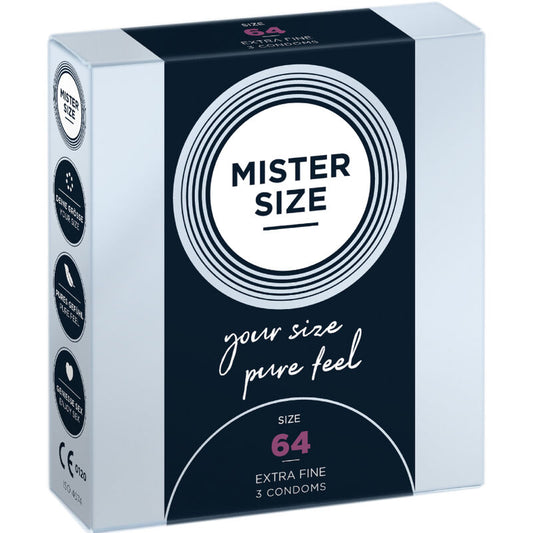 MISTER SIZE - KONDOME GRÖSSE 64 MM (3 EINHEITEN) - Sexotim