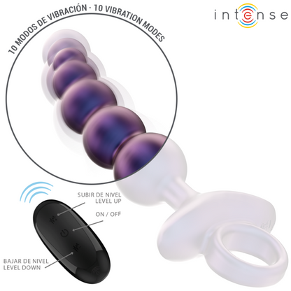 INTENSE - TITO VIBRIERENDER ANALPLUG MODELL 3 MIT FERNBEDIENUNG - Sexotim