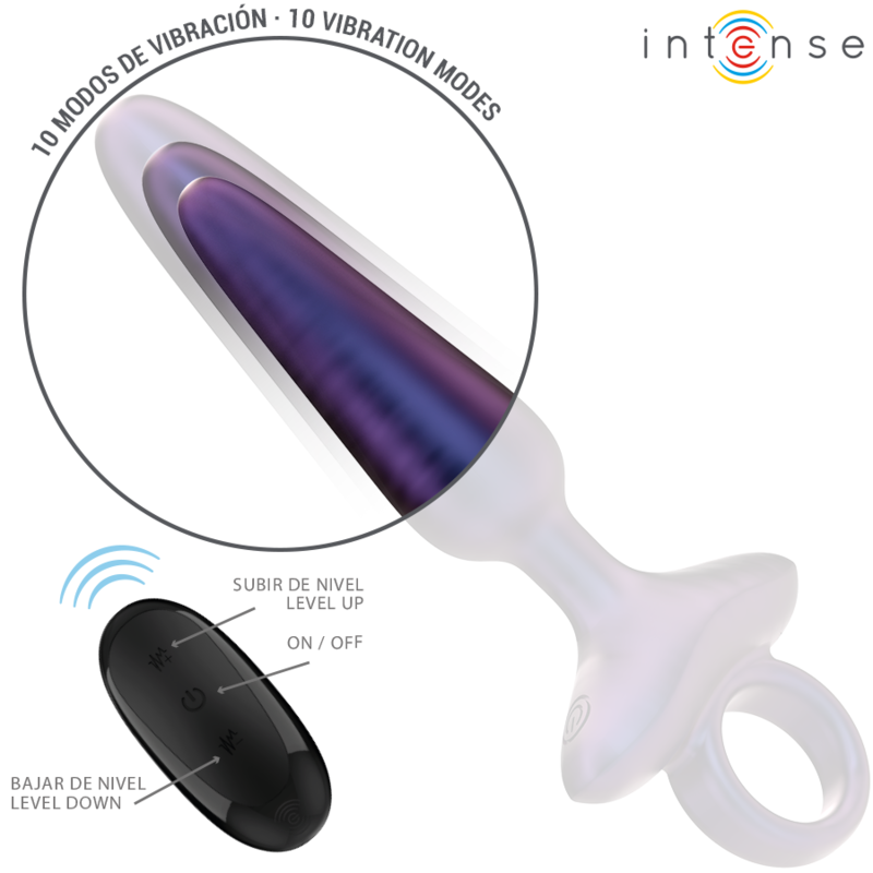 INTENSE - MARLON VIBRIERENDER ANALPLUG MODELL 4 MIT FERNBEDIENUNG - Sexotim