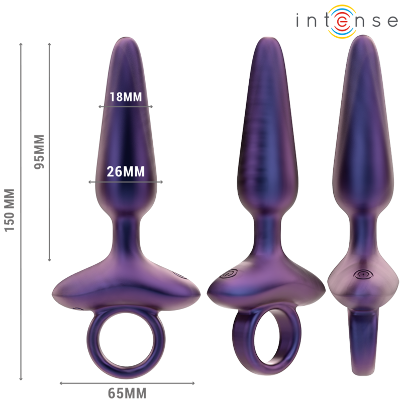 INTENSE - MARLON VIBRIERENDER ANALPLUG MODELL 4 MIT FERNBEDIENUNG - Sexotim