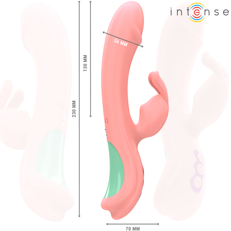 INTENSE - RACHEL RABBIT VIBRATOR 5 VIBRATIONEN ROSA - Sexotim