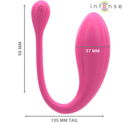INTENSE - JANICE U VIBRATOR DOPPELTE STIMULATION 10 VIBRATIONEN ROSA FERNBEDIENUNG - Sexotim