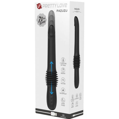 PRETTY LOVE - PAZUZU VIBRATOR 3 STOSSMODI SCHWARZ - Sexotim
