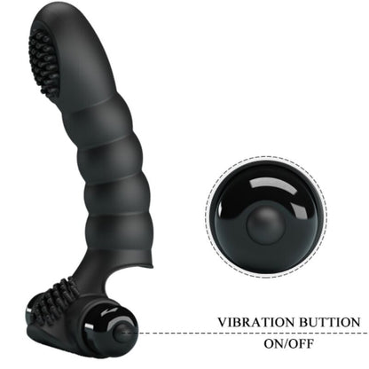 PRETTY LOVE - ALEXANDER FINGERVIBRATOR 10 VIBRATIONEN SCHWARZ - Sexotim