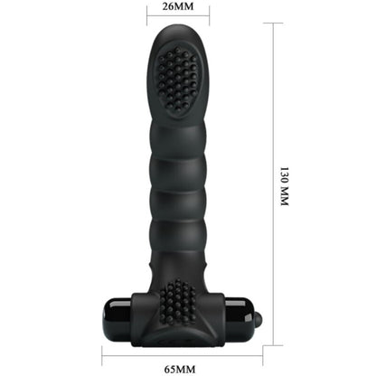 PRETTY LOVE - ALEXANDER FINGERVIBRATOR 10 VIBRATIONEN SCHWARZ - Sexotim
