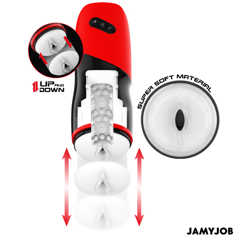 JAMYJOB - XPEED AUTOMATISCHER VAGINA-MASTURBATOR, 5 STOSSMODI UND SOUNDEFFEKT - Sexotim