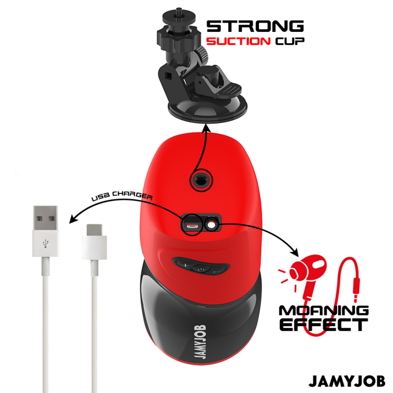 JAMYJOB - XPEED AUTOMATISCHER VAGINA-MASTURBATOR, 5 STOSSMODI UND SOUNDEFFEKT - Sexotim