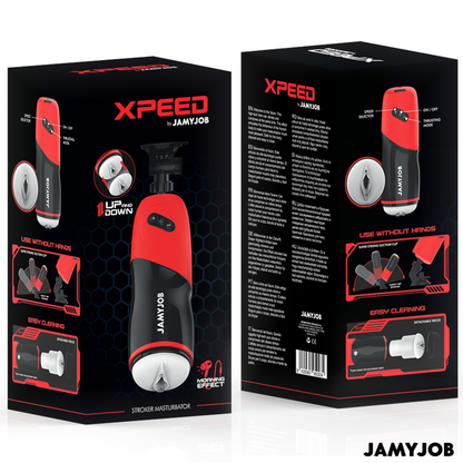 JAMYJOB - XPEED AUTOMATISCHER VAGINA-MASTURBATOR, 5 STOSSMODI UND SOUNDEFFEKT - Sexotim
