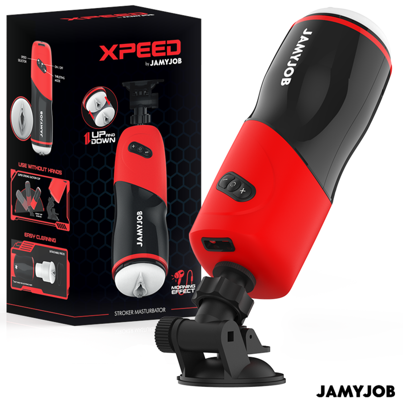 JAMYJOB - XPEED AUTOMATISCHER VAGINA-MASTURBATOR, 5 STOSSMODI UND SOUNDEFFEKT - Sexotim