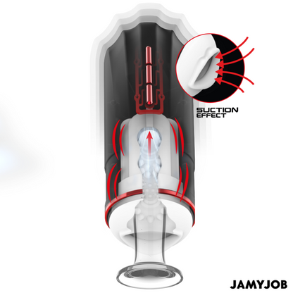 JAMYJOB - MEGABITE AUTOMATISCHER MUNDMASTURBATOR 5 SAUGBAND VIBRATIONSMODI - Sexotim