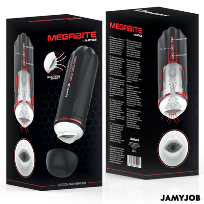 JAMYJOB - MEGABITE AUTOMATISCHER MUNDMASTURBATOR 5 SAUGBAND VIBRATIONSMODI - Sexotim