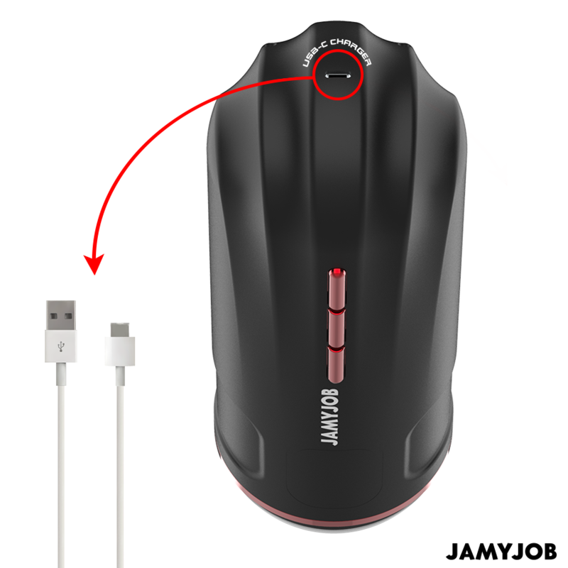 JAMYJOB - MEGABITE AUTOMATISCHER MUNDMASTURBATOR 5 SAUGBAND VIBRATIONSMODI - Sexotim