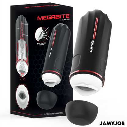 JAMYJOB - MEGABITE AUTOMATISCHER MUNDMASTURBATOR 5 SAUGBAND VIBRATIONSMODI - Sexotim
