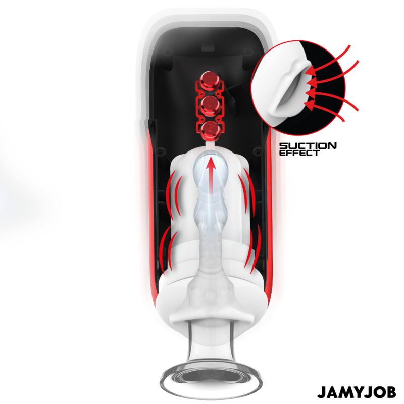 JAMYJOB - BLAZE AUTOMATISCHER MUNDMASTURBATOR 5 SAUGBAND VIBRATIONSMODI - Sexotim