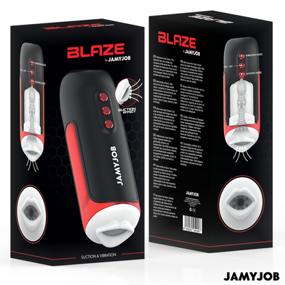 JAMYJOB - BLAZE AUTOMATISCHER MUNDMASTURBATOR 5 SAUGBAND VIBRATIONSMODI - Sexotim