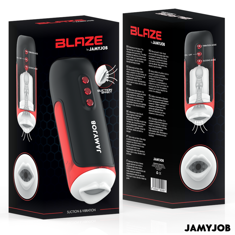 JAMYJOB - BLAZE AUTOMATISCHER MUNDMASTURBATOR 5 SAUGBAND VIBRATIONSMODI - Sexotim