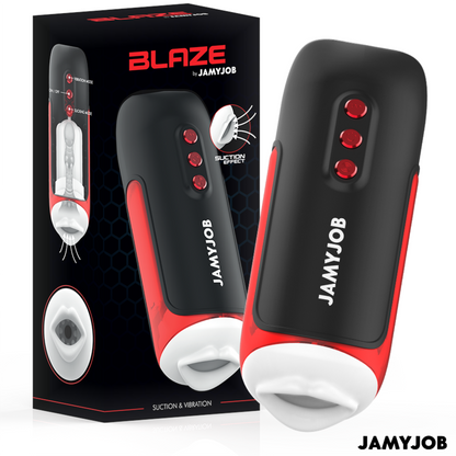 JAMYJOB - BLAZE AUTOMATISCHER MUNDMASTURBATOR 5 SAUGBAND VIBRATIONSMODI - Sexotim