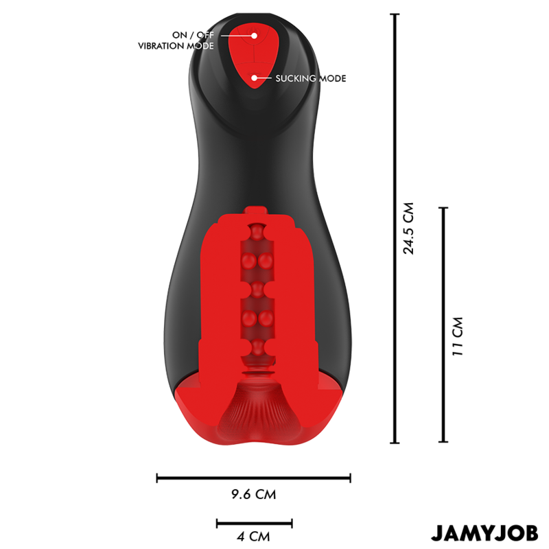 JAMYJOB - CORE-X AUTOMATISCHER MASTURBATOR 5 SAUGBAND VIBRATIONSMODI - Sexotim