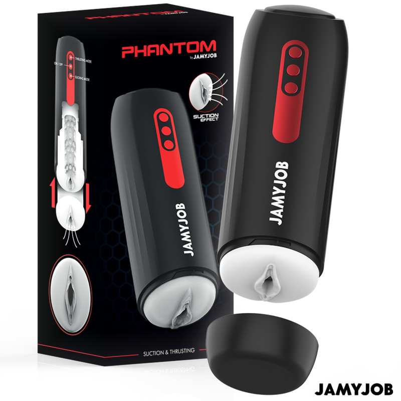 JAMYJOB - PHANTOM AUTOMATISCHER VAGINA-MASTURBATOR 5 SAUG- UND STOSSMODI - Sexotim