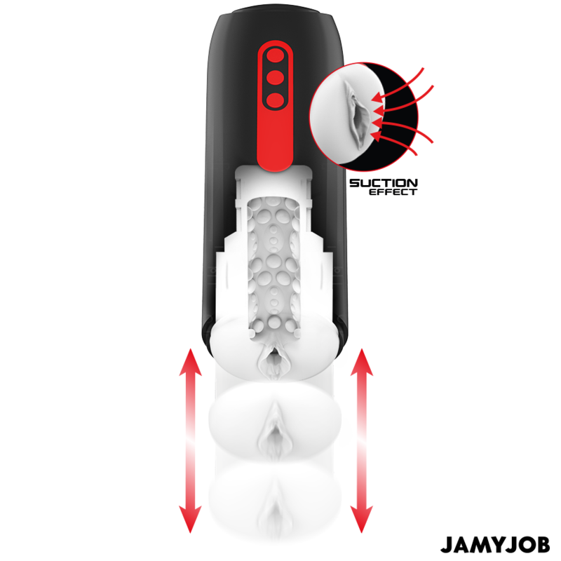 JAMYJOB - PHANTOM AUTOMATISCHER VAGINA-MASTURBATOR 5 SAUG- UND STOSSMODI - Sexotim