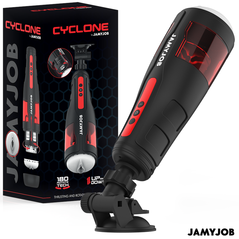 JAMYJOB - CYCLONE AUTOMATISCHER VAGINA-MASTURBATOR 10 ROTATIONS- UND STOSSMODI - Sexotim