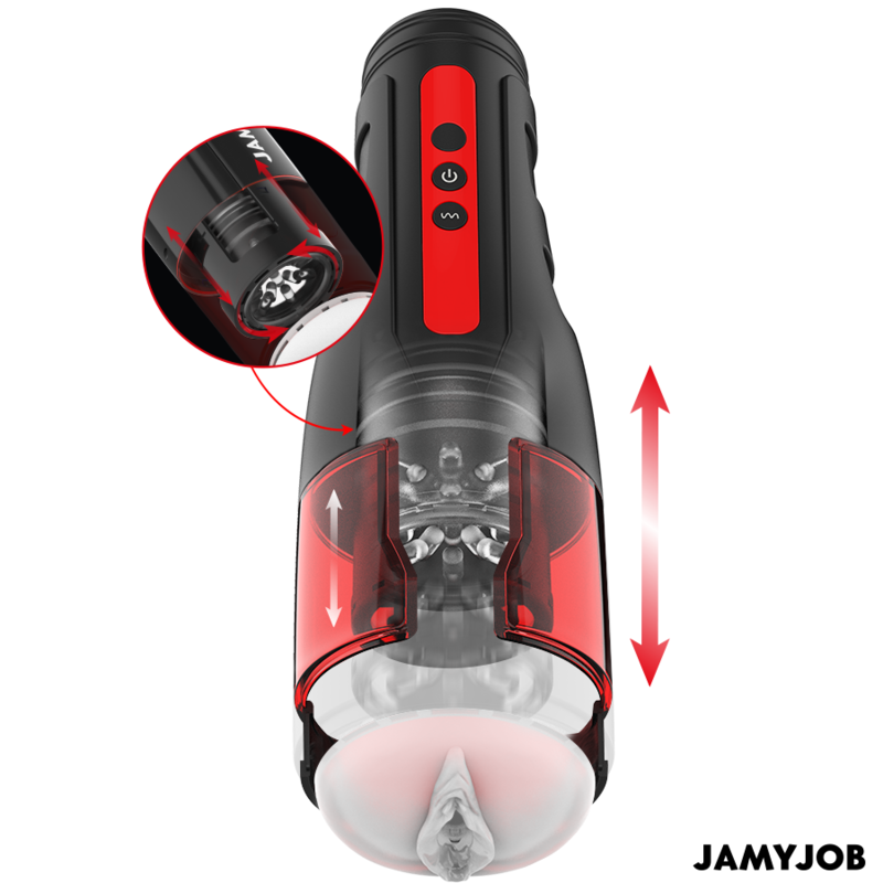 JAMYJOB - CYCLONE AUTOMATISCHER VAGINA-MASTURBATOR 10 ROTATIONS- UND STOSSMODI - Sexotim
