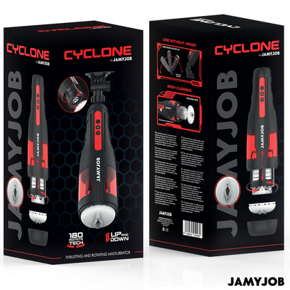 JAMYJOB - CYCLONE AUTOMATISCHER VAGINA-MASTURBATOR 10 ROTATIONS- UND STOSSMODI - Sexotim