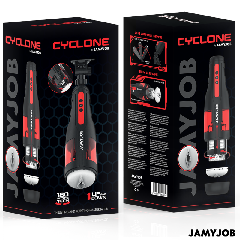 JAMYJOB - CYCLONE AUTOMATISCHER VAGINA-MASTURBATOR 10 ROTATIONS- UND STOSSMODI - Sexotim