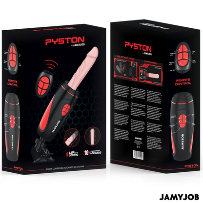 JAMYJOB - PYSTON BASE AUTOMATISCHER MASTURBATOR MIT FERNBEDIENUNG - Sexotim
