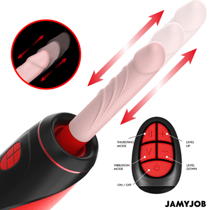 JAMYJOB - PYSTON BASE AUTOMATISCHER MASTURBATOR MIT FERNBEDIENUNG - Sexotim
