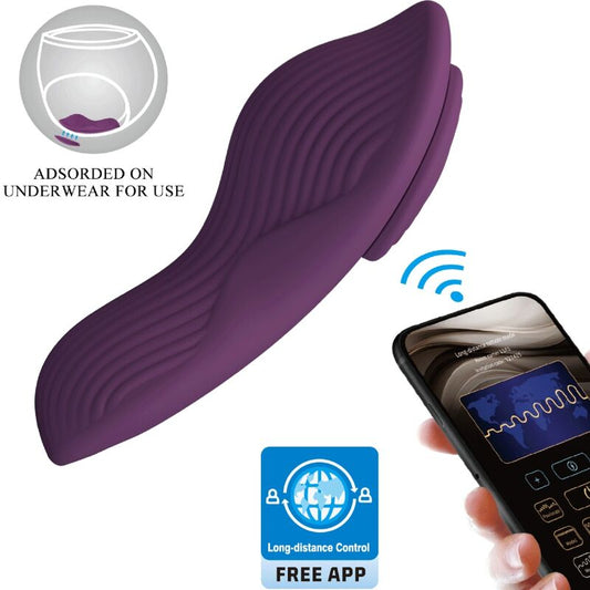 PRETTY LOVE - MANE LAY ON CLITORIS MASSAGER 10 VIBRATIONEN FERNBEDIENUNG LILA - Sexotim