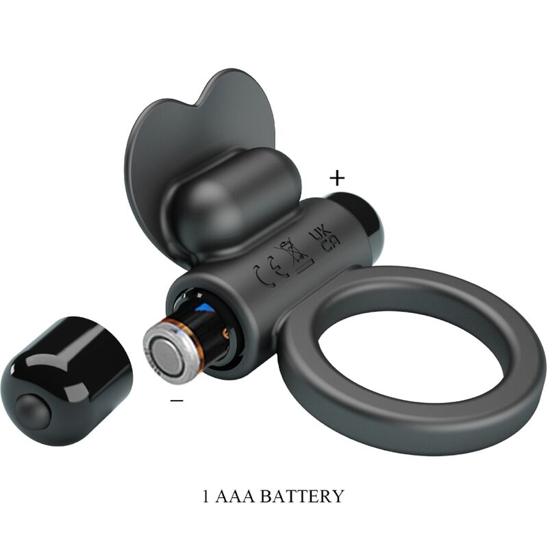 PRETTY LOVE - DEBONAIRE VIBRATIONSRING KANINCHEN 10 VIBRATIONEN SCHWARZ - Sexotim