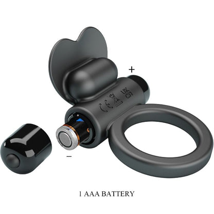 PRETTY LOVE - DEBONAIRE VIBRATIONSRING KANINCHEN 10 VIBRATIONEN SCHWARZ - Sexotim